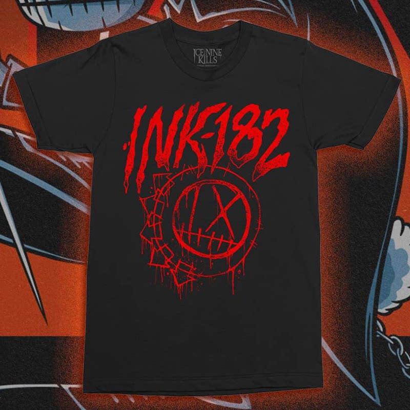 Новая футболка Blink 182 - Улыбающийся панк-кролик Кролик-граффити Иллюстрация - Американский ретро Уличная одежда Винтаж Уличная одежда