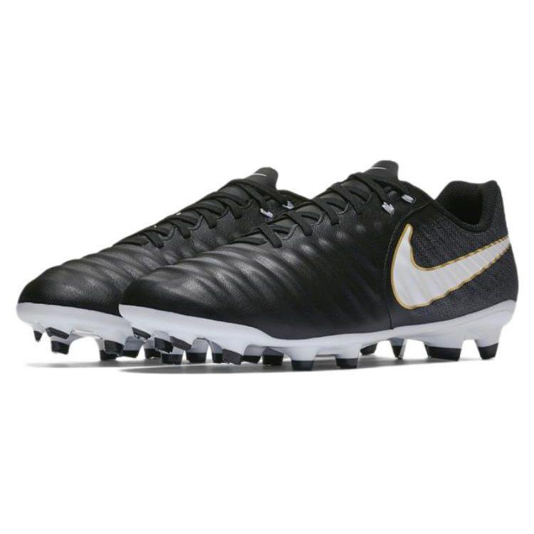 Nike Tiempo Ligera Iv Fg 'Черный Белый Золотой' 897744-002