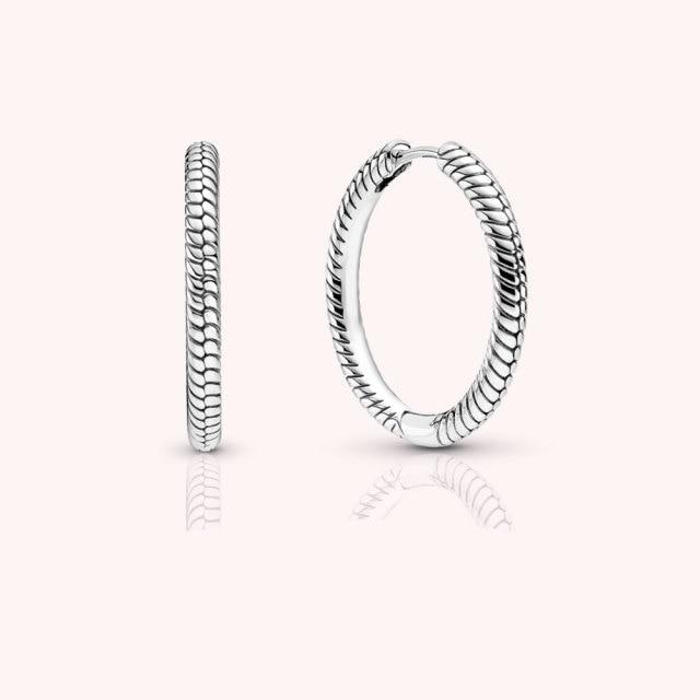 Новые серьги из стерлингового серебра 925 пробы, серьги-кольца, модные классические геометрические женские серьги, асимметричные серьги, ювелирные изделия своими руками