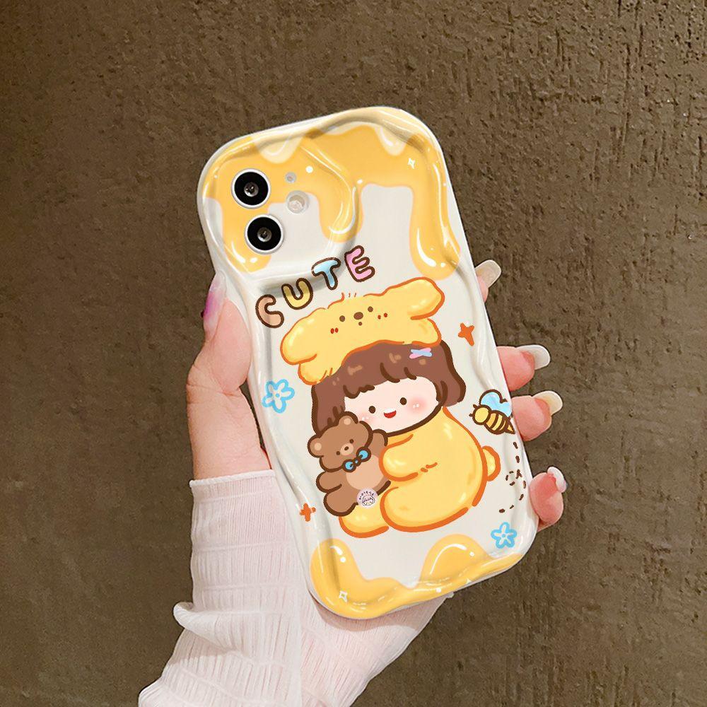 Милая маленькая девочка для iPhone17promax Чехол для iPhone 16/14/13 простой 15 мультяшный 13