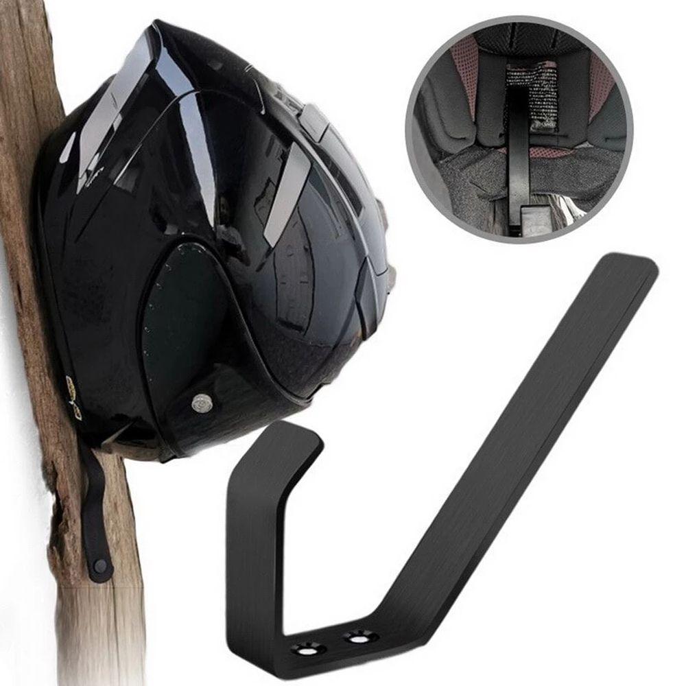 Steel Wall Mount Rack Jacket Hanger Motorcycle Helmet Holder Helmet Hook Helmet Display Rack