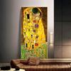 Gustav Klimt The Kiss Classical Oil Painting Canvas Printing Modern Home Living Room Bedroom Decoration Famous Poster