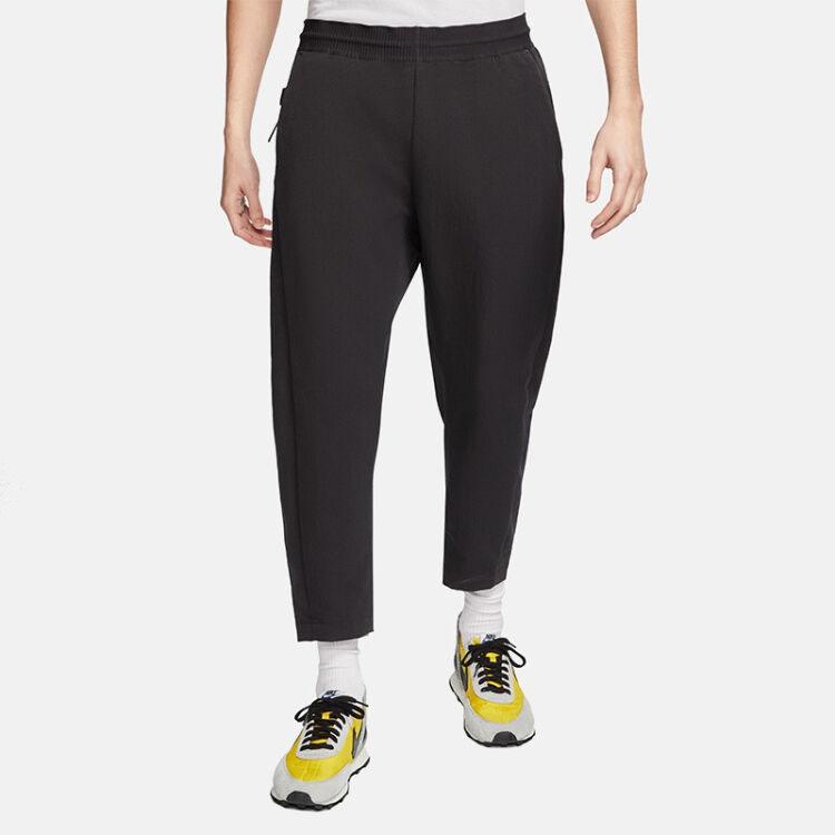 Nike Мужские трикотажные штаны-карго черные умеренные штаны-афгани AR1563-010