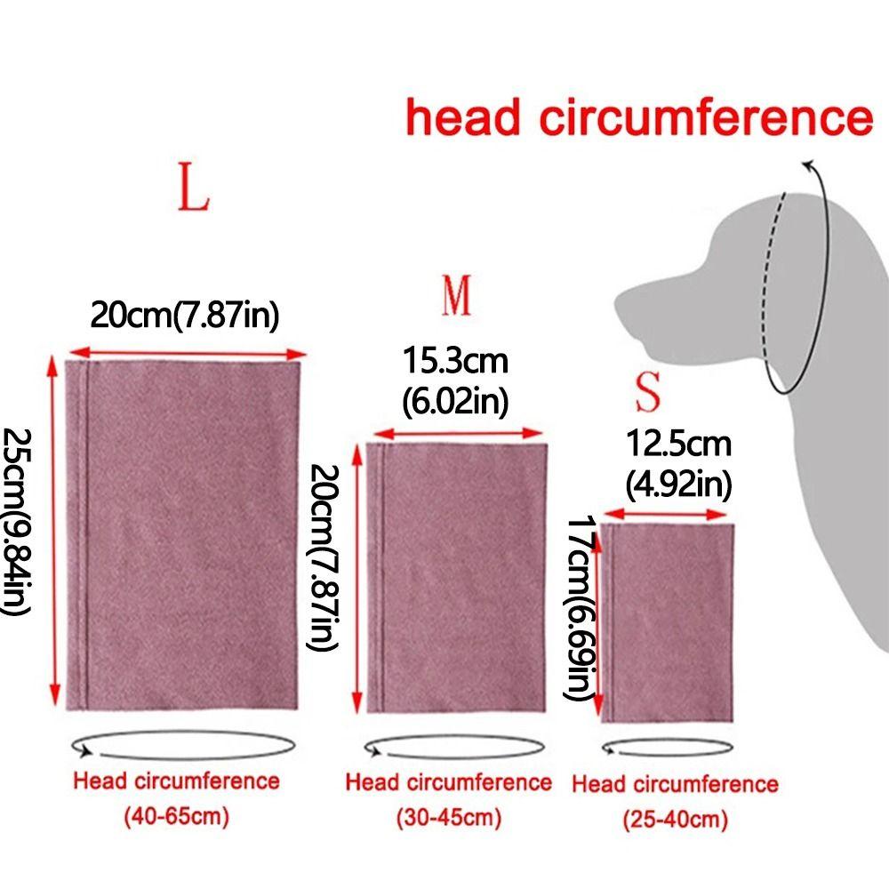 3 Size Pet Earmuff Windproof Puppy Headband Lightweight Cat Neck Warmer Puppy Calming