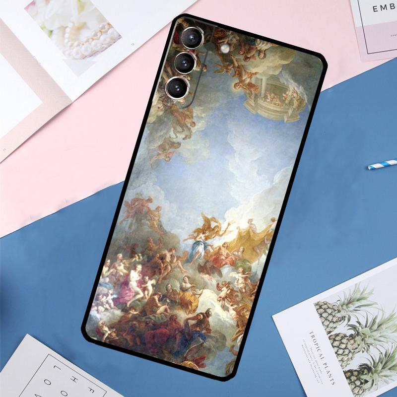 Художественный чехол Микеланджело для Samsung Galaxy S25 Ultra S24 S23 S22 S21 Ultra S9 S10 Plus S23 FE S25 FE Задняя крышка