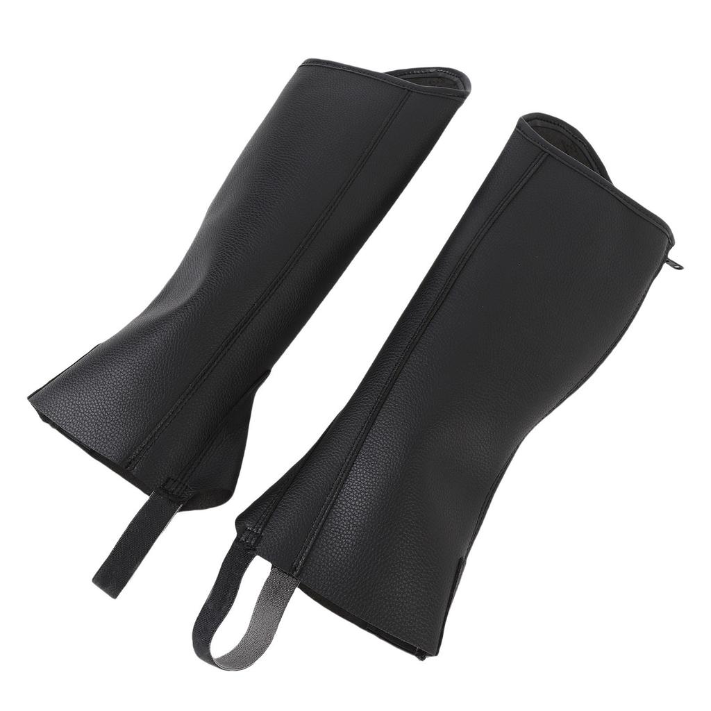 2PCS Equestrian Half Chaps for Kids Microfiber Protective Leg Guard Half Chap for Horse Riding CXL