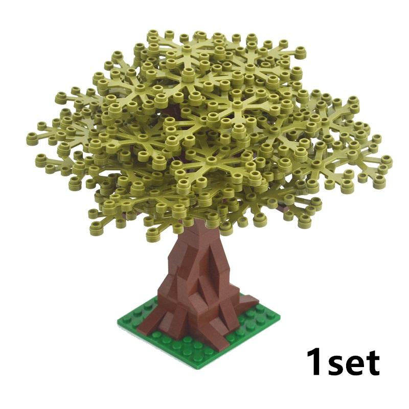 City Friend Аксессуары Строительные Блоки MOC Растение Куст Дерево Цветок Трава DIY Детали Дома Креативные Кирпичики 3471 30176 32607 Игрушки