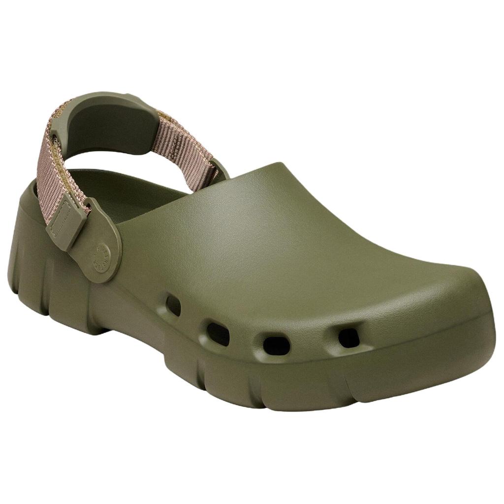 Birkenstock Birki Flow EVA Клоги Унисекс Хаки Обычные Свободная Посадка 1030473