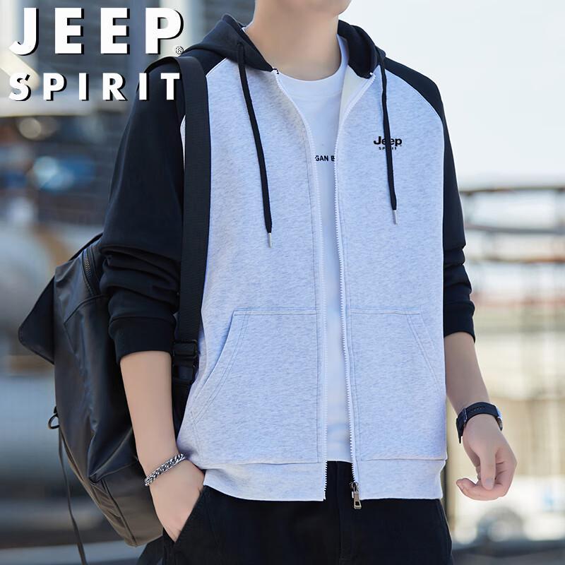 Мужская легкая повседневная куртка с капюшоном JEEP SPIRIT