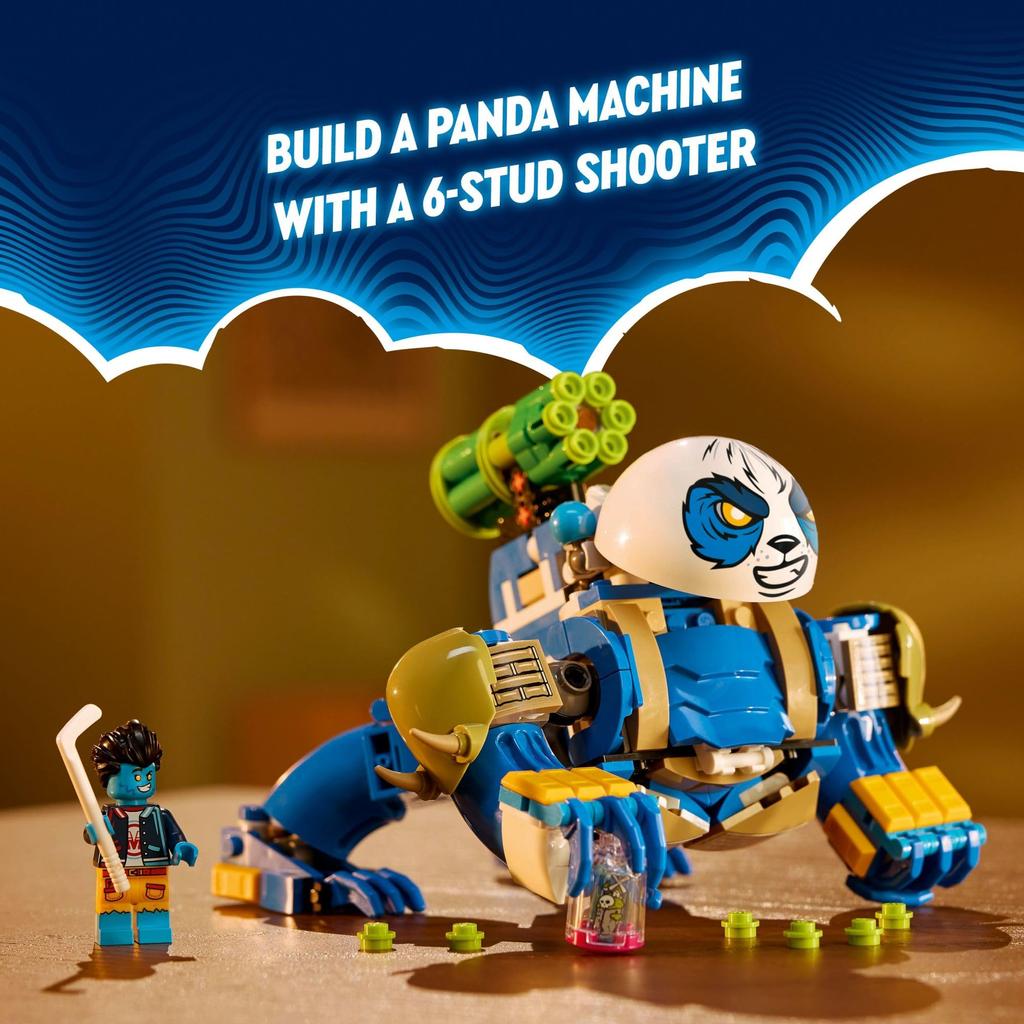 LEGO DREAMZZzz Logan Mighty Panda Animal Toy с 2 миниатюрными перестраиваемыми животными Creative Gift для детей от 7 лет и старше 71480 Фигурки, игровой набор,