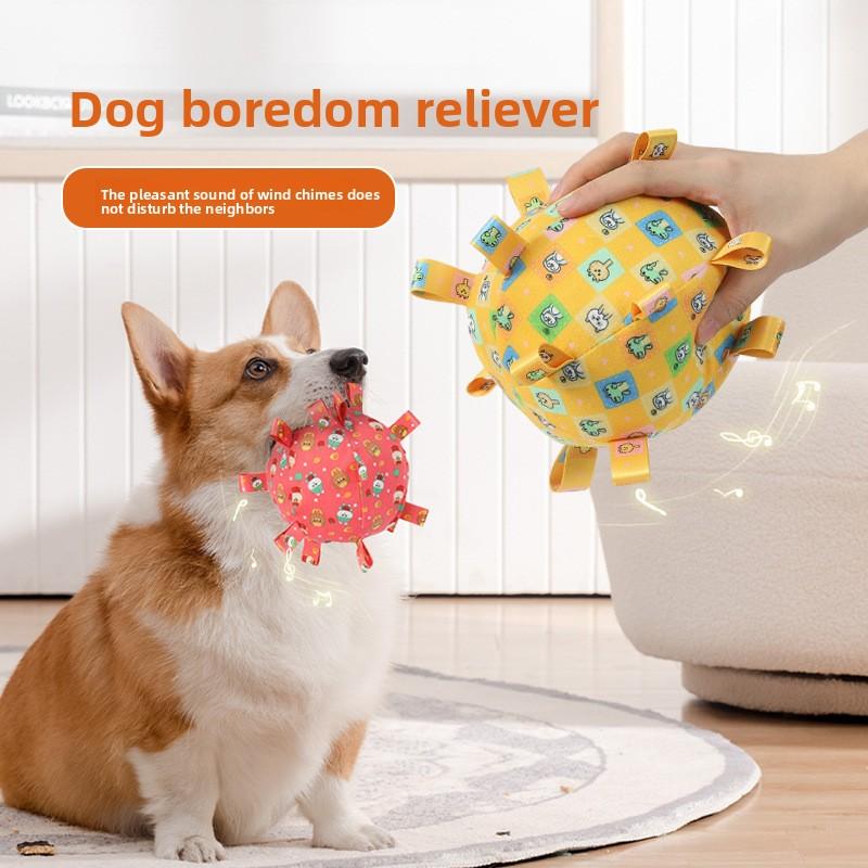 Dog Toy Balls Make Sounds To Relieve Boredom. Pets Are Durable and Consume Energy While Grinding Their Teeth. Pet Dog Training