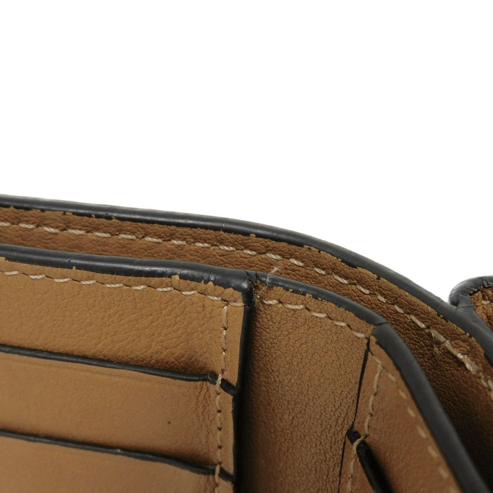 Used 12695 Trifold Wallet C660TR2X03 7942 Pastel Marble Green Ash Gray Brown Anagram Unisex from Japan AUTHENTIC