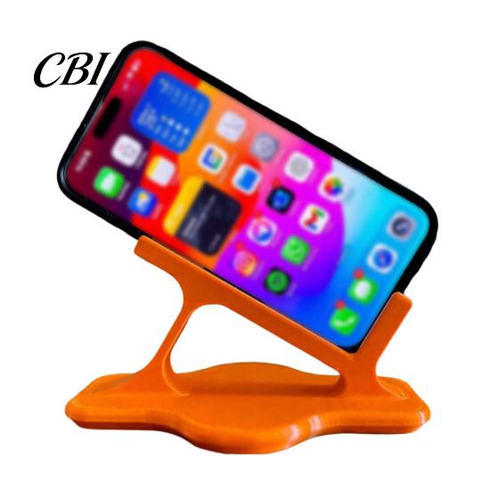 Mechanical Balance Phone Stand Lazy Stand, Ergonomic Curved Holder for Side Lying Bed Desktop Sofa, Hands-Free Cradle Watching Video, Portable