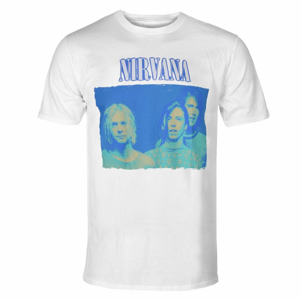 Ретро Хлопковая Футболка с Графикой Nirvana Унисекс Летняя С Коротким Рукавом Модный Бренд Футболка Роскошная Повседневная Винтажные Футболки