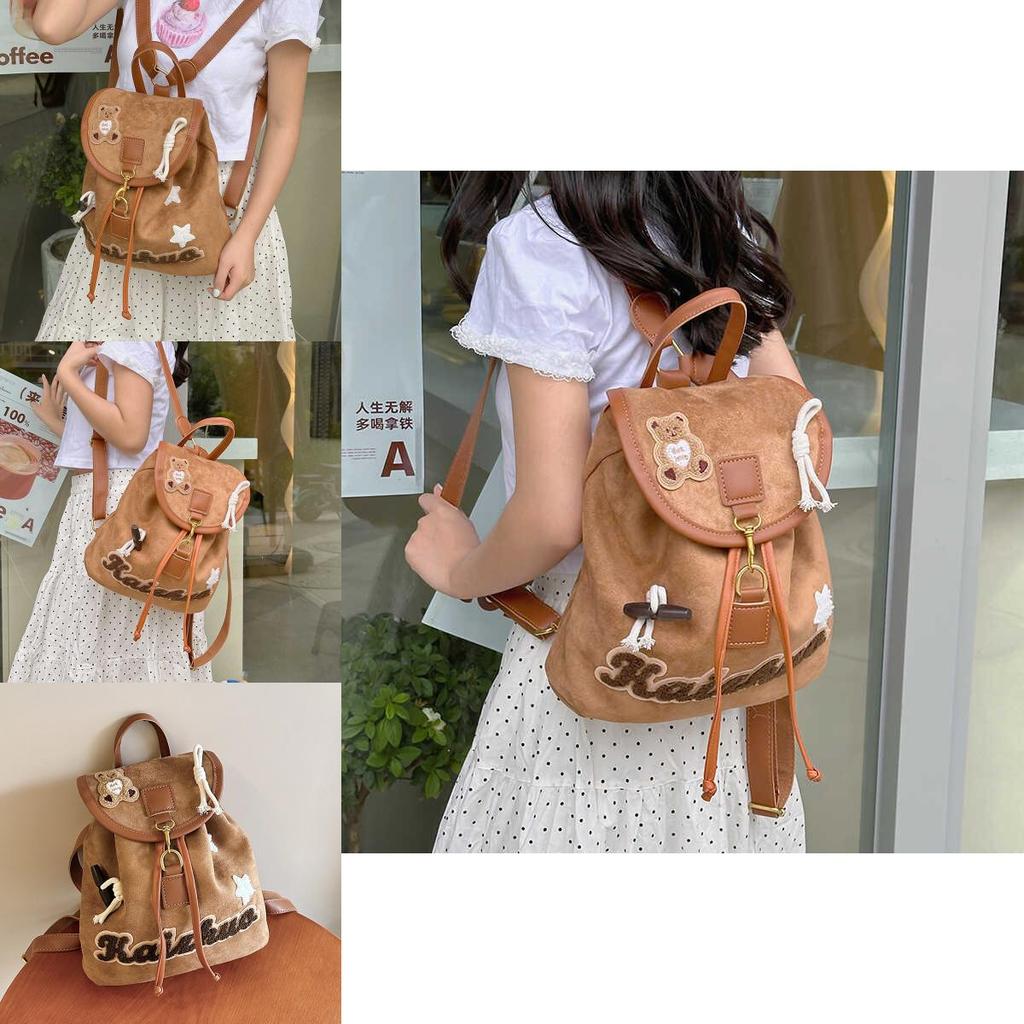 Durable Brown Pu Leather Backpack Unisex Design Ideal For Commuting And School