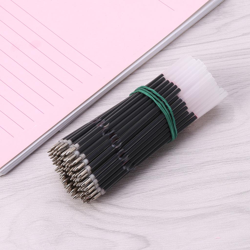 0,7 мм сменные стержни для шариковых ручек с гладким письмом сменные стержни для выдвижных ручек офисные школьные принадлежности 100 шт. в упаковке