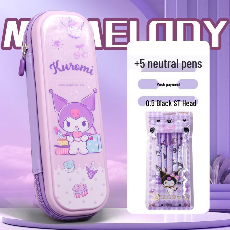 Kuromi & Cinnamoroll Melody Pencil Case for Primary School Girls