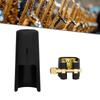 Mouthpiece Fastener Leather Ligature Fastener with Plastic Cap Soprano Saxophone Ligature Mouthpiece Cap Enduring