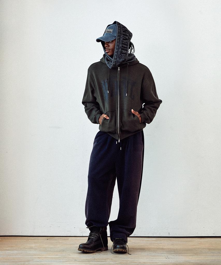 Худи на молнии Thevinylhouse Graphic Khaki