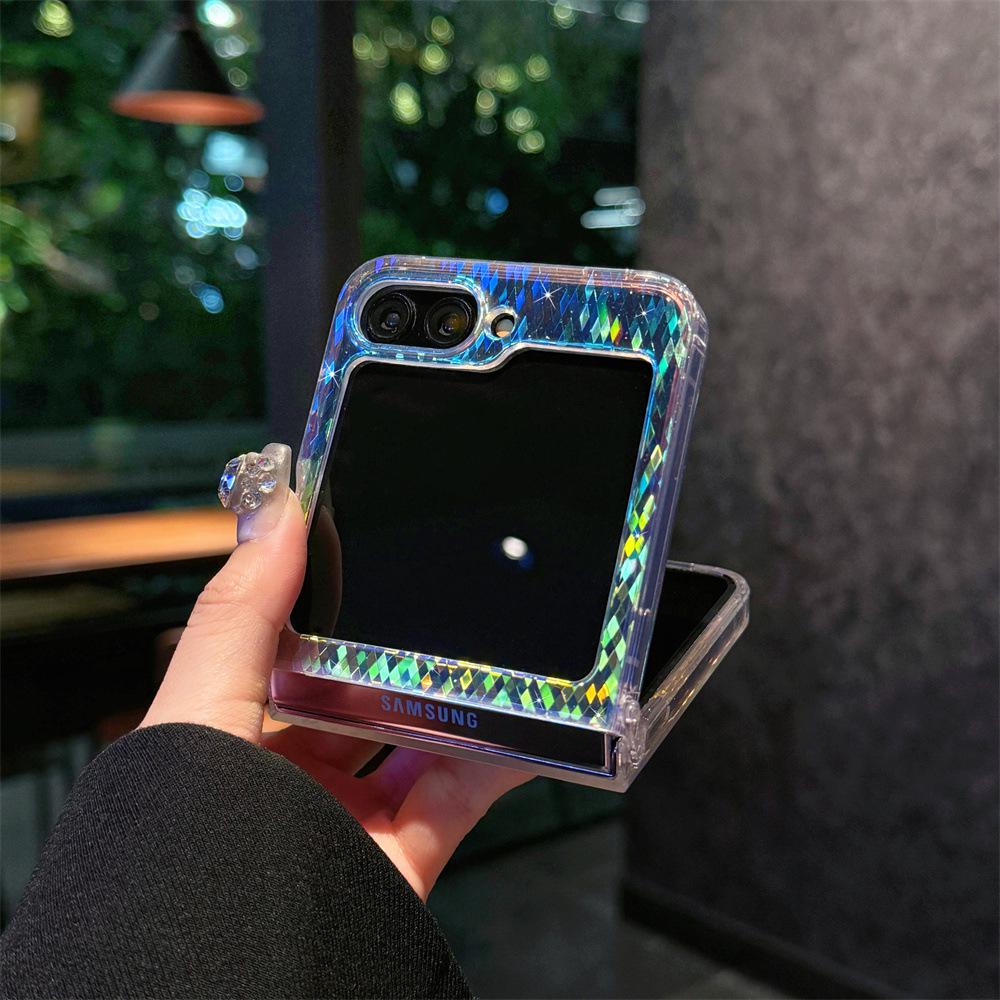 Магнитный чехол с цветным покрытием для Samsung Z Flip 5/6/7 - Чехол для складного экрана