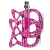 Aluminum Alloy Mountain Bicycles Pedals Cats Shape Cycling Pedals 3 Seal Bearings Nonslip Bike Pedals Easy to Install
