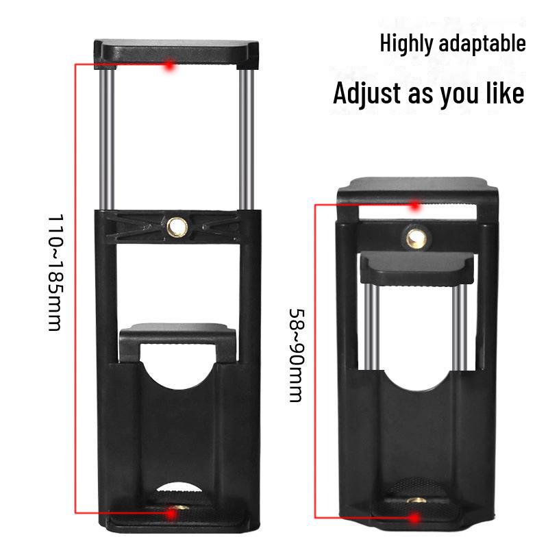 Подставка-тренога для мобильного телефона и планшета двойного назначения: настольная/напольная, с аксессуаром-зажимом