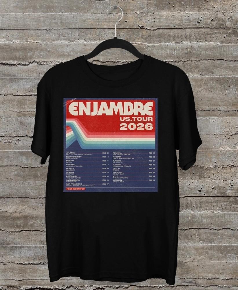 Enjambre Band US and Mexico Tour Gift For Fan Full Size S5XL Tshirt Unisex T-Shirt