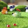 Забавный Милый Хрустальный Маленький Ёжик Ручной Работы Мини Фигурка Ёжика Мультяшное Животное Украшение Детская Игрушка