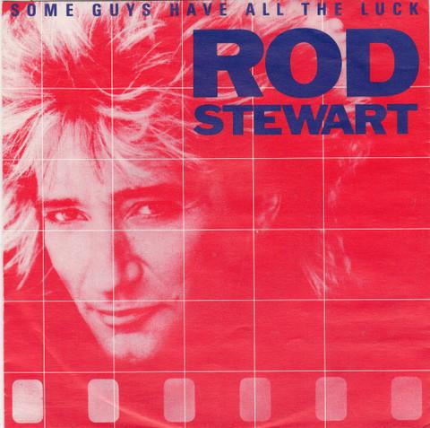 7-дюймовая пластинка ROD STEWART Some Guys Have All The Luck 9292157 WARNER BROS 1984 Канада Рок Б/у