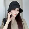 Face small bucket hat autumn and winter new outdoor winter versatile casual women's cap waffle
