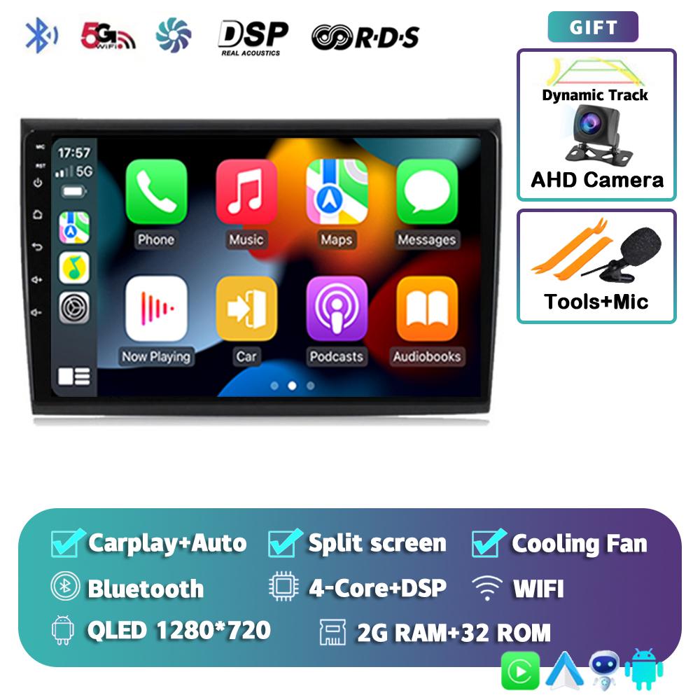 Android 14 Carplay Auto WIFI+4G Car Radio For Fiat Bravo 2007-2012 Multimedia Video Player GPS Navigation Audio 2 Din Stereo DVD