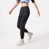 Li-Ning Simple Casual Tapered Solid Color Knitted Sports Pants Women Bottoms Black AYKV130-1
