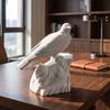 Home Decoration Simulation Crow Model Seagull Bird Ornaments Craft Crow Statue  Gift