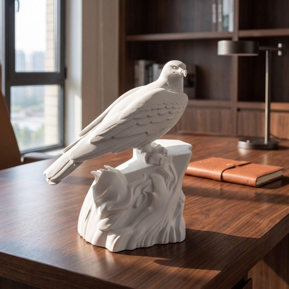 Home Decoration Simulation Crow Model Seagull Bird Ornaments Craft Crow Statue Gift