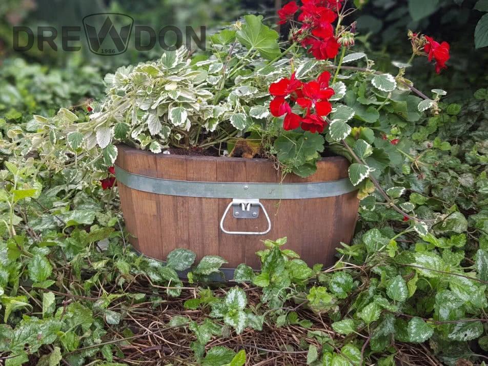 Wooden flowerpot 40X23XH21 flower stand K. OAK