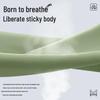 MINISO Мужская футболка с длинным рукавом из чистого хлопка с нашивкой-граффити MK