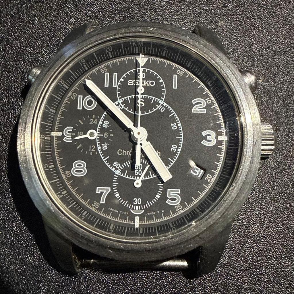 Б/у Мужские часы SEIKO SUS Chronograph 7T27-7A50
