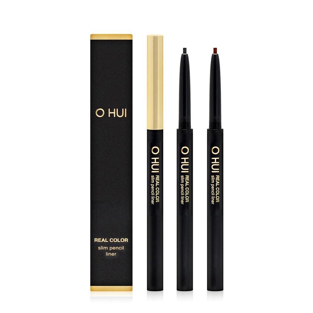 Ohui Real Color Slim Pencil Eyeliner (Powerproof Type) Black