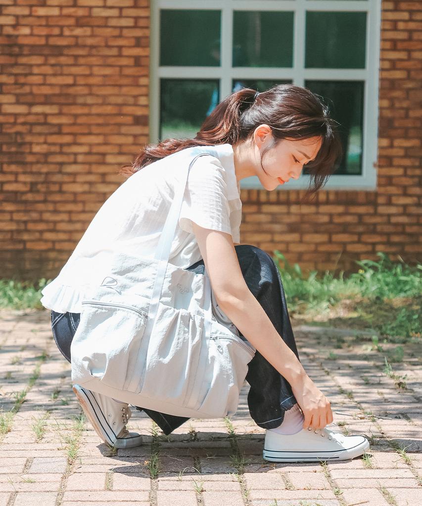 Сумка-тоут Mah Shiro Puff - Светло-серый