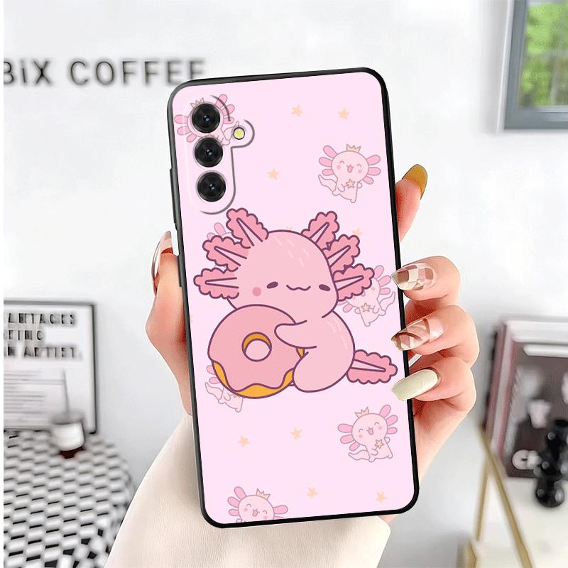 Axolotl Cartoon Cute Soft Phone Case for Samsung A17 A37 A57 A16 A26 A36 A56 A15 A25 A35 A55 A14 A24 A34 A54 A13 A23 A33 A53 A52