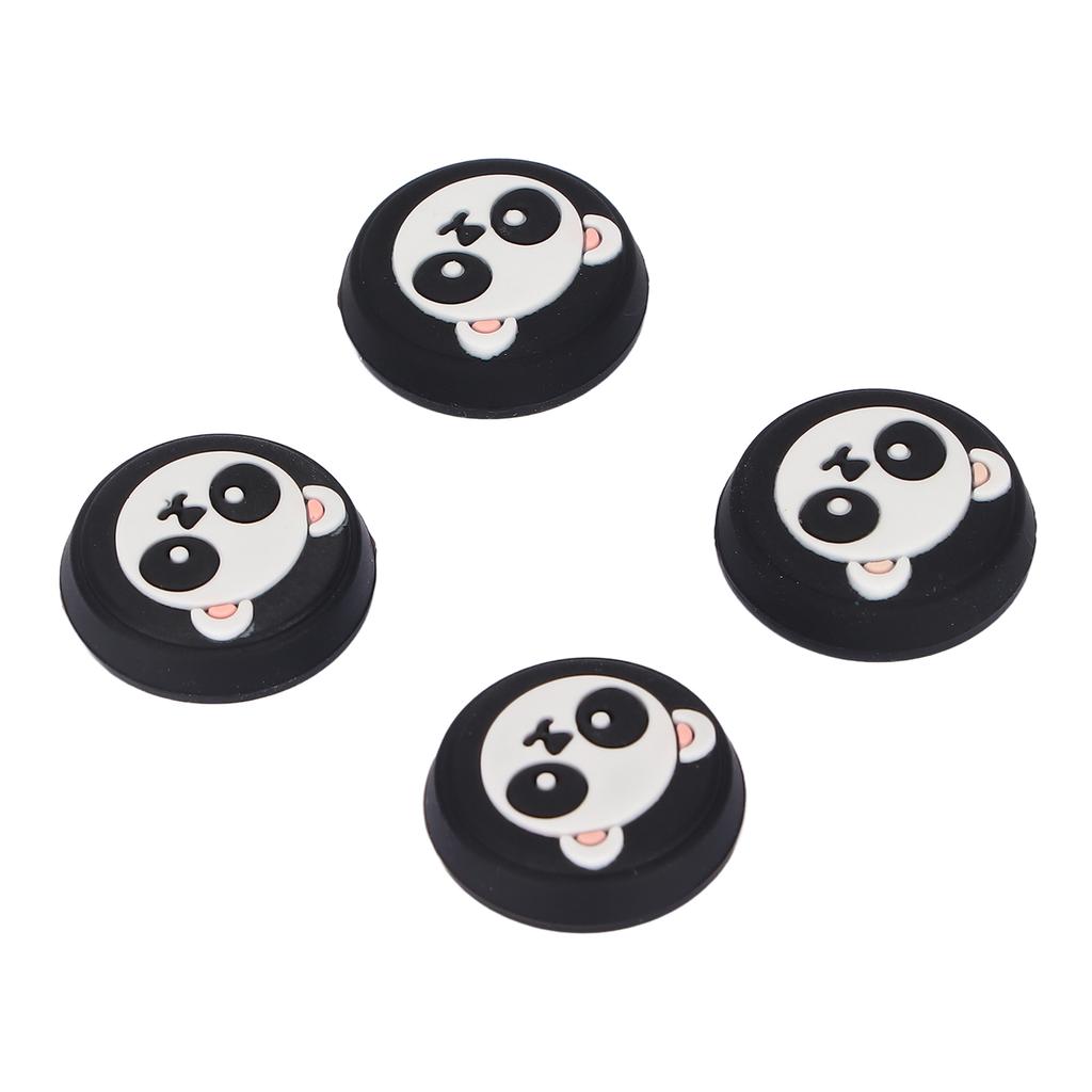 4 шт. многоцелевые сменные силиконовые накладки на большой палец для контроллера PS5, черные