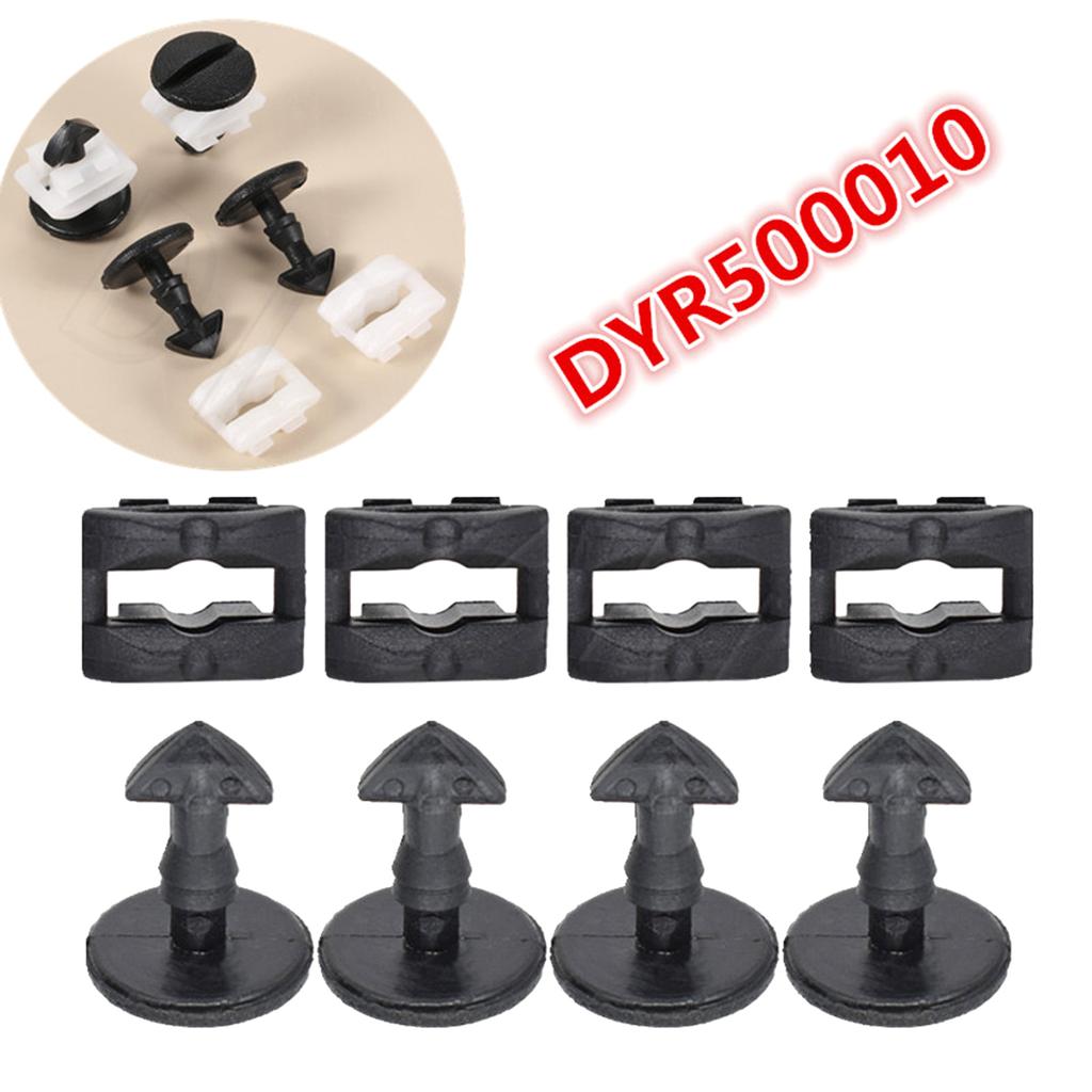 Bumper Towing Eye Hook Cover Clips Screws Trim Turn Lock Insert Kit for Evoque Discovery 3 4 Bumper Fender Grille Clips