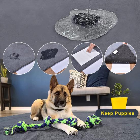 Yousheng Pet Pad Большие моющиеся многоразовые нескользящие подушечки для мочи для собак Супер впитывающие быстросохнущие коврики для домашних животных Товары для домашних животных