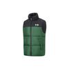 Li Ning Color Block Stand Collar Down Vest Unisex Vests Pasture-Green AMRT047-3
