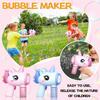 Полностью автоматическая детская игрушка для выдувания пузырей, электрическая переносная игрушка для пузырей(50мл мыльного раствора)