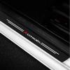 4PCS/SET Carbon Fiber Leather Car Door Sill Anti Scratch Strip Decorative Sticker for Citroen C1 C2 C3 C4 C4L C5 C6 C7 C8 VTS