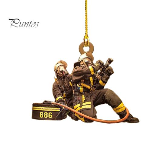 Рождественская елка, украшение пожарного со шнурком, широко используемое автомобильное зеркало заднего вида, подвеска пожарного, подвесное украшение
