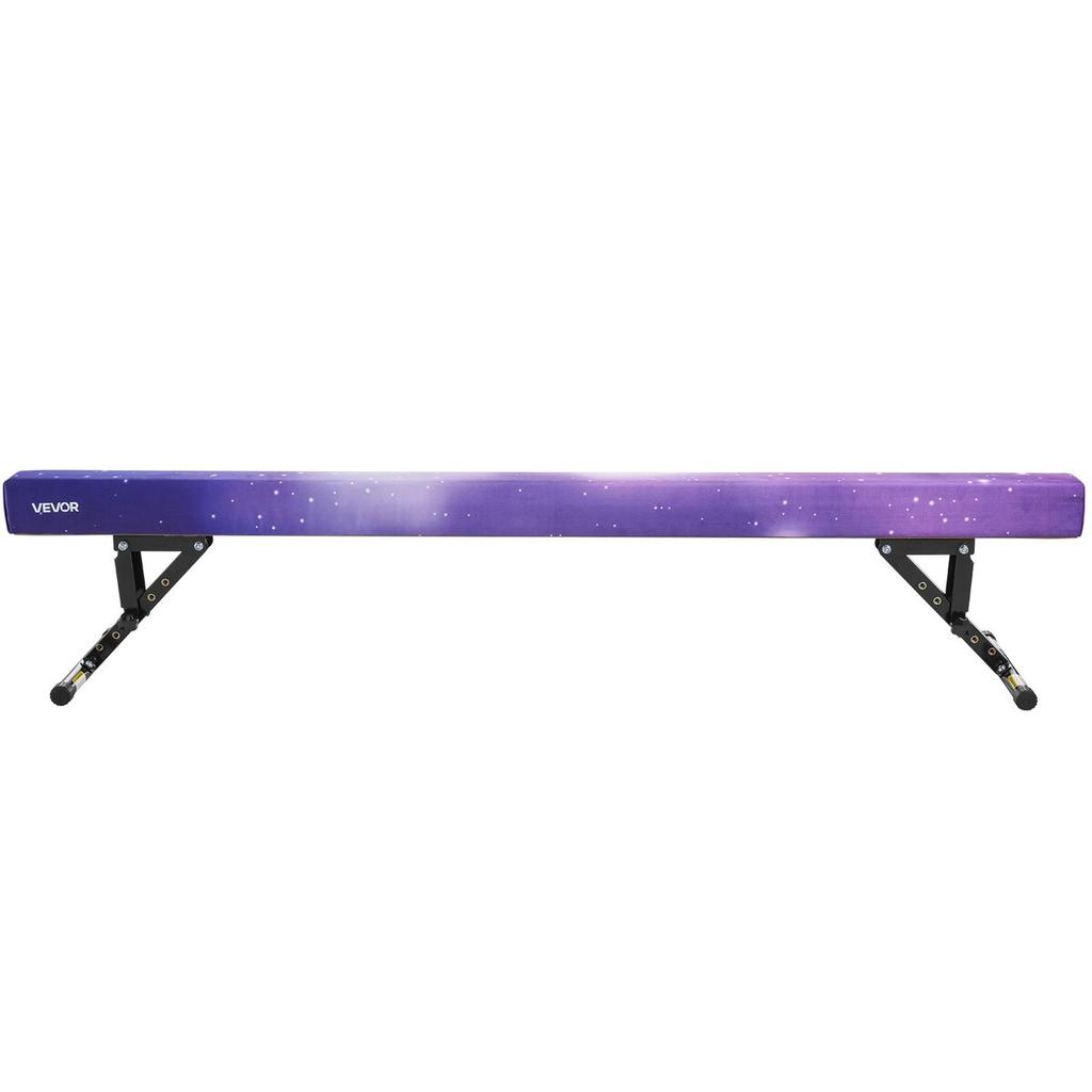 Adjustable Balane Beam for Kids, 8FT Gymnastics Beam, High and Low Floor Beams of 5 Adjustable Heights for All Gymnastic Levels, Professional