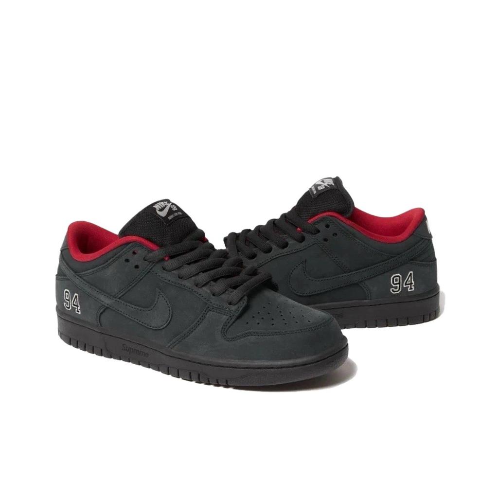 Supreme x Nike Dunk Low SB Черные Унисекс Кроссовки HQ8487-001