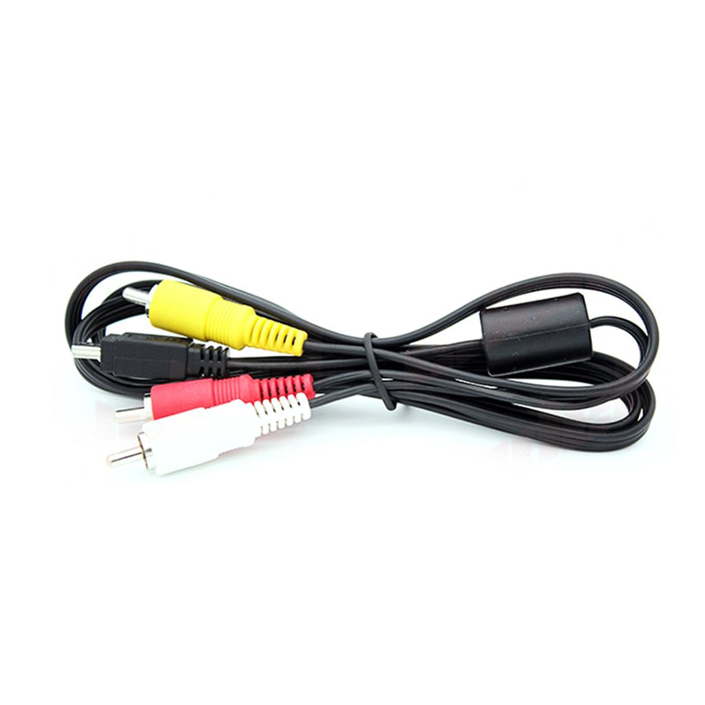 Replacement AVC-DC400ST Audio Video RCA Cable for Canon EOS 1D, 1D X, 500D, 550D, 5D Mark III, 600D, 60D, 650D, 700D